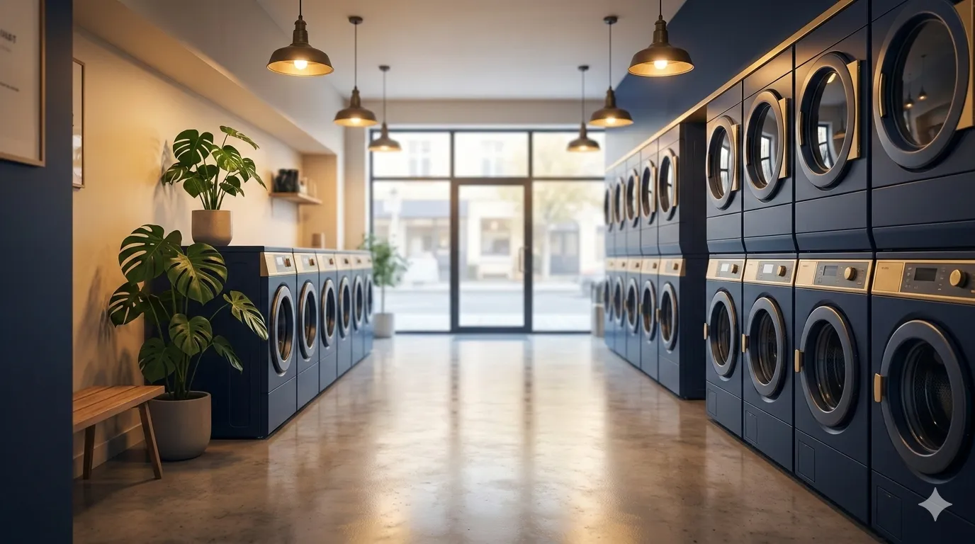 沐沐自助洗 — 明亮舒適的自助洗衣空間